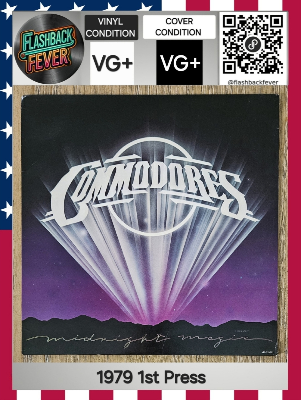 COMMODORES•Midnight Magic•July 24, 1979 US (#M8-926M1)•Motown, 1st Press